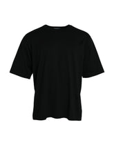 Dolce & Gabbana Black Logo Embossed Crew Neck Short Sleeves T-shirt -   -  Dolce & Gabbana.